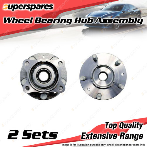 2x Rear Wheel Bearing Hub Assembly for Mazda CX-3 DK DK4W7 109kW AWD AT 2.0L