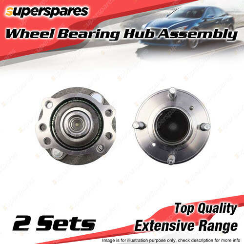 2x Rear Wheel Bearing Hub Assembly for Ford Ecosport BL BXXMR 1.5L 12/2017-On