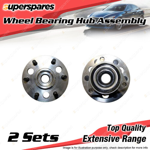 2x Front Wheel Bearing Hub Assembly for Chevrolet C1500 Sierra Silverado 5.7L