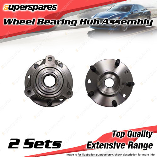 2x Front Wheel Bearing Hub Assembly for Chevrolet Blazer T10 5.7L L31 6.2L LL4