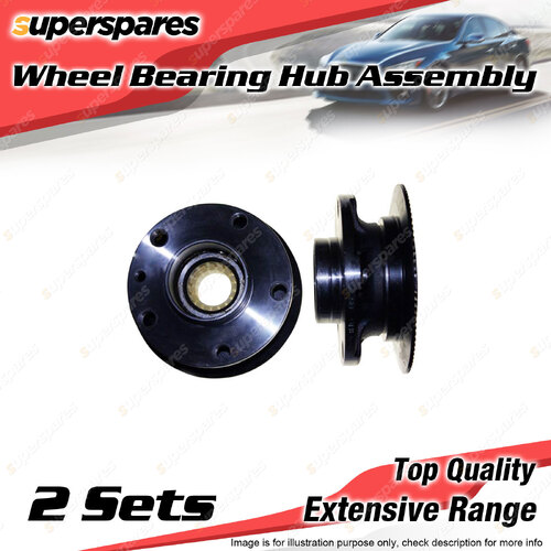 2x Rear Wheel Bearing Hub Assembly for Alfa Romeo 164 2.0L 3.0L With ABS