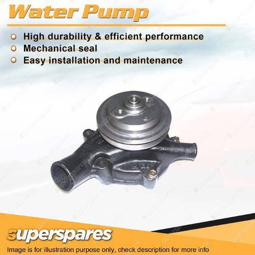 Superspares Water Pump for Mitsubishi Fuso Canter 211 FE 3.3L 4D30 1978-1988