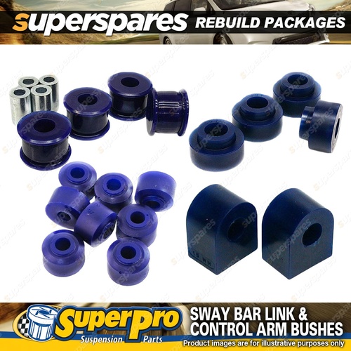 Front SuperPro Control Arm Sway Bar Bush Kit for Patrol Y60 GQ Cab Coil Leaf