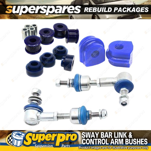 Front SuperPro Control Arm Sway Bar Bush Kit for Nissan Patrol Y61 GU Wagon ABS