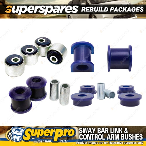 Front SuperPro Control Arm Sway Bar Bush Kit for Toyota Landcruiser 74 Ser 85-90