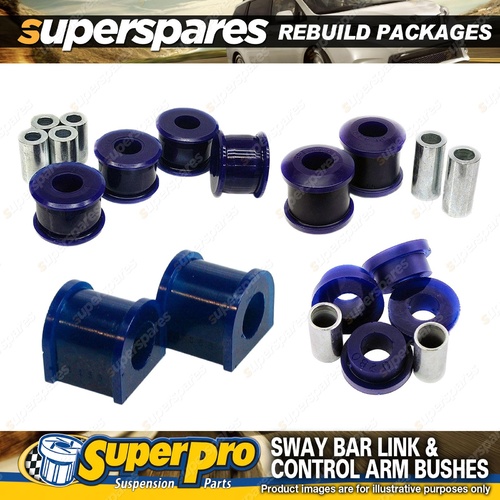 Front SuperPro Control Arm Sway Bar Bush Kit for Toyota Landcruiser 105 Series