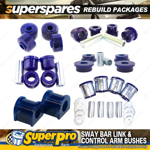 Front SuperPro Control Arm Sway Bar Bush Kit for Toyota Landcruiser 100 Series