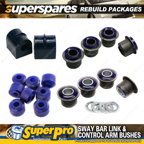 Front SuperPro Control Arm Sway Bar Bush Kit for Holden H Series HK HT HG 68-71