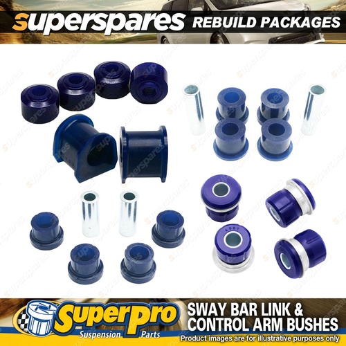 Front SuperPro Control Arm Sway Bar Bush Kit for Mitsubishi Pajero NH NJ NK NL