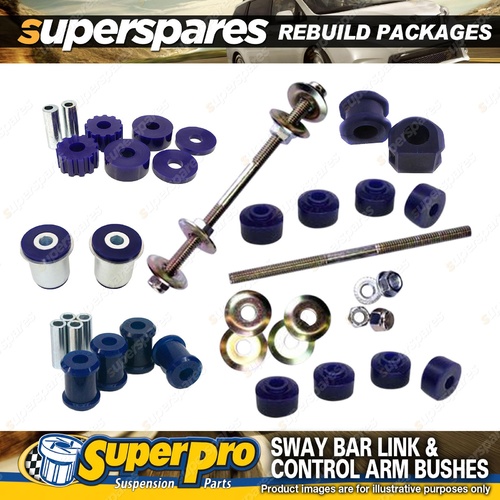 Front SuperPro Control Arm Sway Bar Bush Kit for Ford Falcon AU I II III 98-02