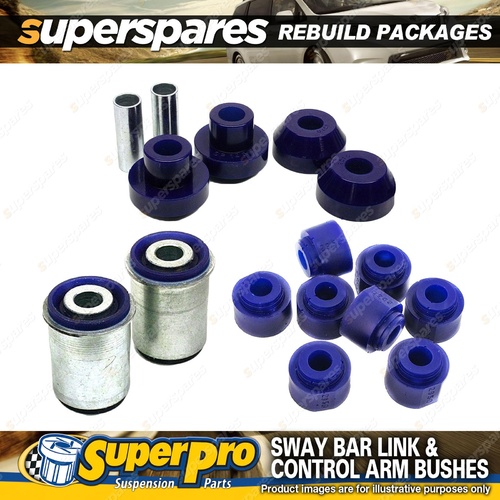 Front SuperPro Control Arm Sway Bar Bush Kit for Ford Falcon XR XT 1966-1968