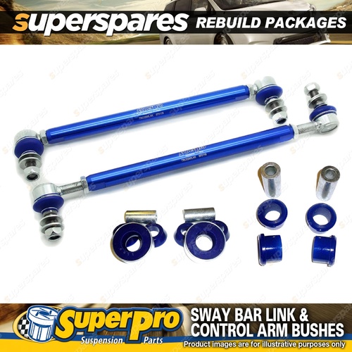 Front SuperPro Control Arm Sway Bar Bush Kit for Toyota Corolla E140 E150 07-12