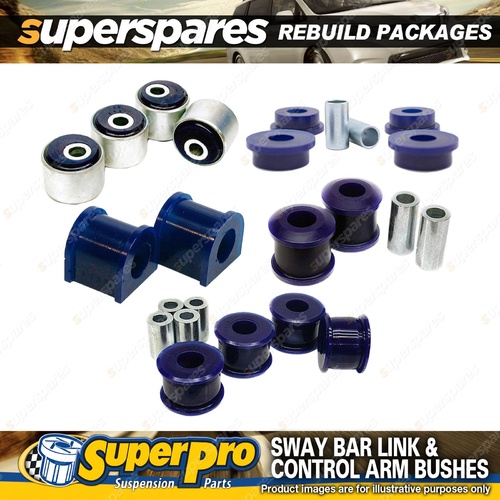 Front SuperPro Control Arm Sway Bar Bush Kit for Toyota Landcruiser 79 Ser 99-06