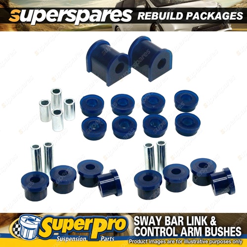 Rear SuperPro Control Arm Sway Bar Bush Kit for Holden Commodore VT VY VZ IRS