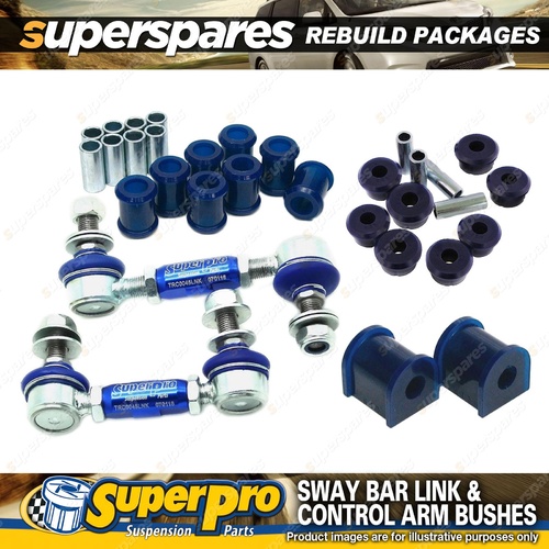 Rear SuperPro Control Arm Sway Bar Bush Kit for Toyota Corolla E101 E102 91-99