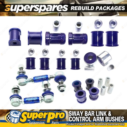 Rear SuperPro Control Arm Sway Bar Bush Kit for Holden Commodore VE 2006-2013