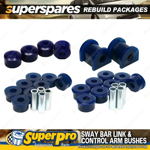 Rear SuperPro Control Arm Sway Bar Bush Kit for Toyota Prado 90 Series 95-02