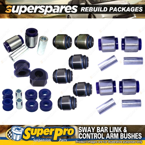 Rear SuperPro Control Arm Sway Bar Bush Kit for Ford Fairlane BA BF 2003-2007