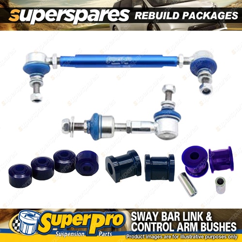 Rear SuperPro Control Arm Sway Bar Bush Kit for Patrol Y61 GU Cab Coil Coil