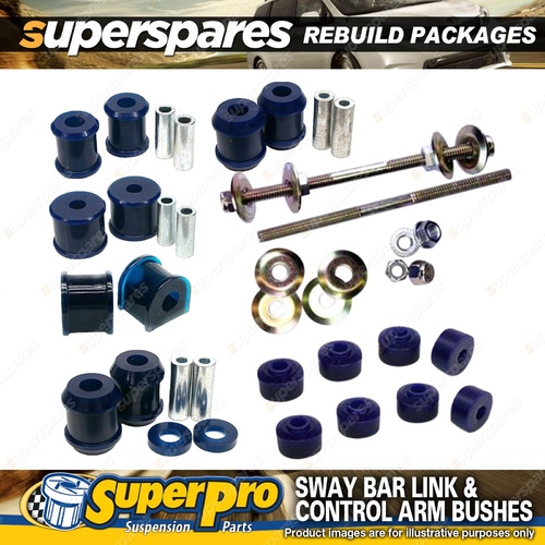 Rear SuperPro Control Arm Sway Bar Bush Kit for Ford Fairlane NC NF Sedan 4.0