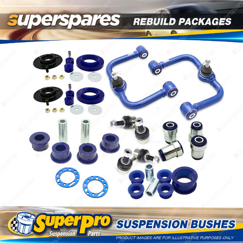 Front Superpro Suspenison Bush Kit for Nissan Navara NP300 4WD Single Dual Cab