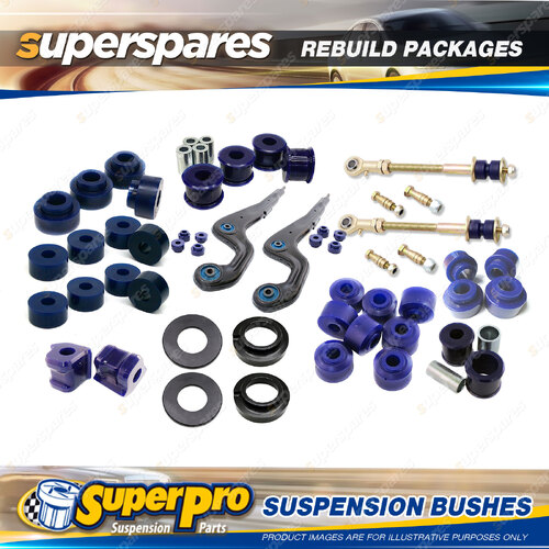 Front Superpro Suspenison Bush Kit for Nissan Patrol Y60 GQ Cab Coil Coil 88-97