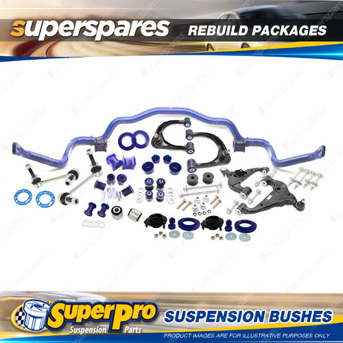 Front SuperPro Suspenison Bush Kit for Toyota Hilux KUN26 GGN25 4WD 05-15