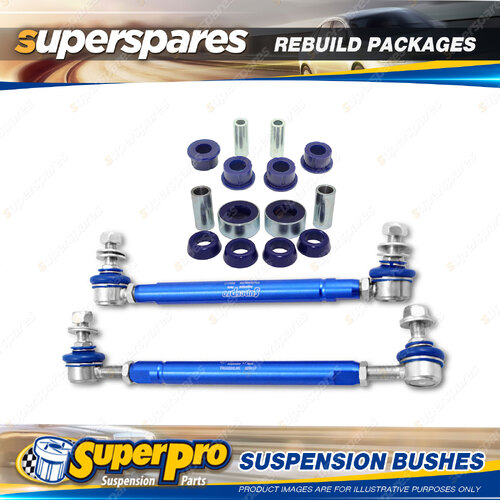 Front SuperPro Suspenison Bush Kit for Toyota Kluger GSU50R GSU55R 13-21