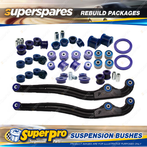 Front Superpro Suspenison Bush Kit for Toyota Landcruiser 76 78 Ser 01-07