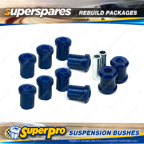 Front + Rear Superpro Suspenison Bush Kit for Ford Anglia 123E Prefect 300E VAN