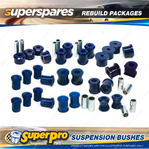 Front + Rear SuperPro Suspenison Bush Kit for Ford Cortina Lotus Only 1962-1966