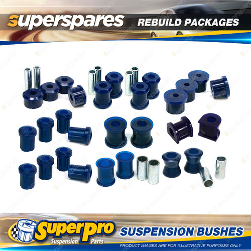 Front + Rear SuperPro Suspenison Bush Kit for Ford Cortina Mk 1 1962-1966