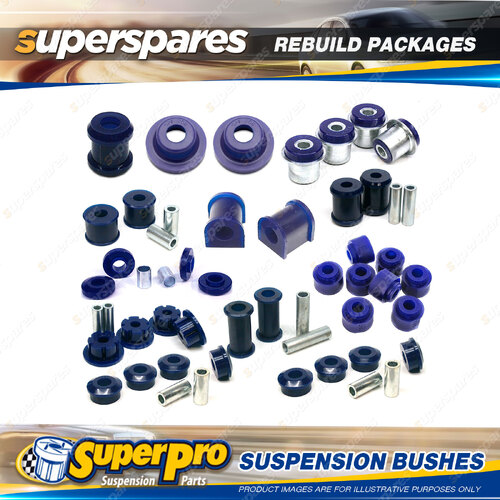 Front + Rear SuperPro Suspenison Bush Kit for Ford Cortina Mk 3 Mk 4 1970 -1983