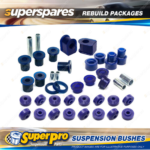 Front + Rear SuperPro Suspenison Bush Kit for Ford F100 4WD 01/1977-11/1977