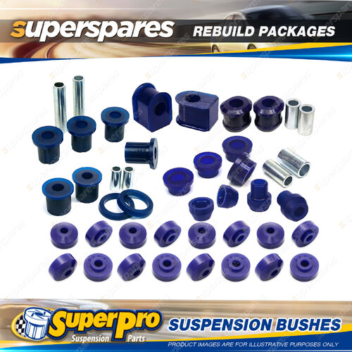 Front + Rear SuperPro Suspenison Bush Kit for Ford F100 2WD 12/1975 - 5/1979