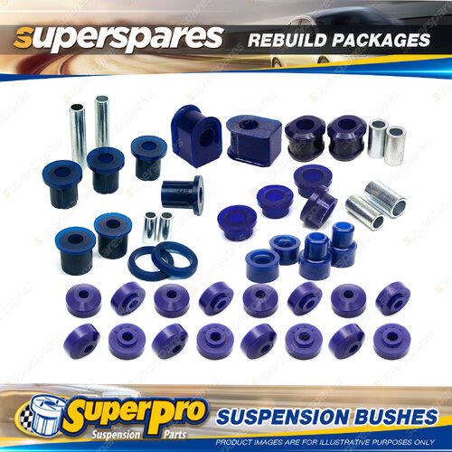 Front + Rear SuperPro Suspenison Bush Kit for Ford F100 2WD 1970 - 11/1975