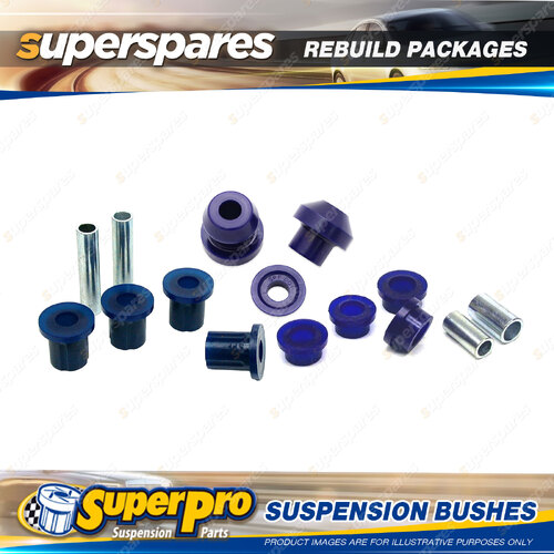 Front + Rear Superpro Suspenison Bush Kit for Ford F-150 4WD 1981 - 5/1987