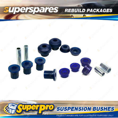 Front + Rear SuperPro Suspenison Bush Kit for Ford F-150 4WD 6/1987 - 1994