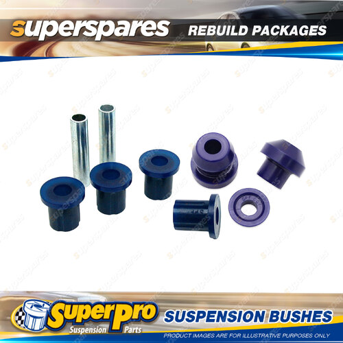 Front + Rear SuperPro Suspenison Bush Kit for Ford F-350 2WD 1/1981 - 5/1987