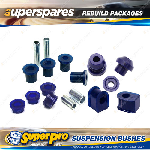 Front + Rear Superpro Suspenison Bush Kit for Ford F-350 4WD 1/1981 - 5/1987