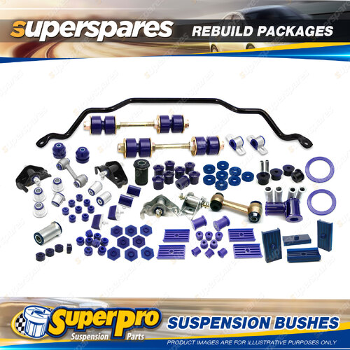 Front + Rear Superpro Suspenison Bush Kit for Ford Fairlane ZF ZG 1972-1982