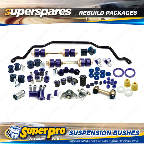 Front + Rear Superpro Suspenison Bush Kit for Ford Fairlane ZK ZL FD FE 82-1988