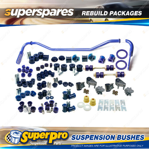 Front + Rear Superpro Suspenison Bush Kit for Ford Fairlane NF 1988-1999