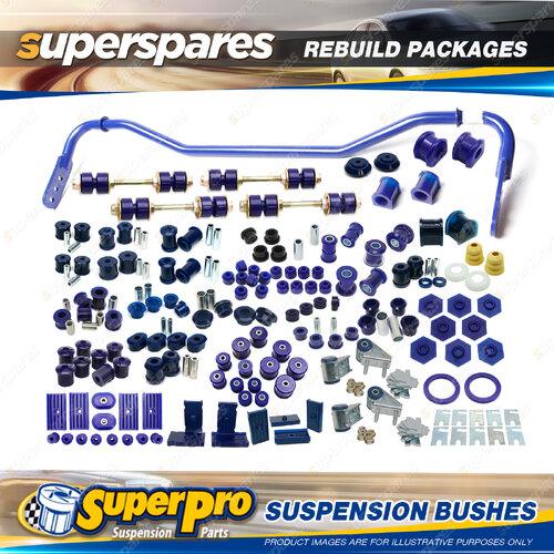 Front + Rear SuperPro Suspenison Bush Kit for Ford Falcon EB ED 1988-1998