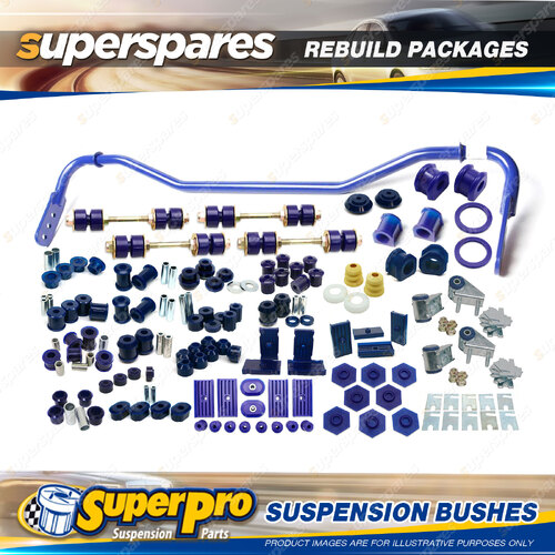 Front + Rear SuperPro Suspenison Bush Kit for Ford Falcon EF EL 1988-1998