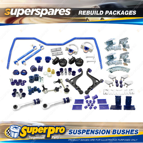 Front Rear Superpro Suspenison Bush Kit for Ford Falcon BA BF RTV Wagon Ute Cab