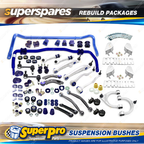 Front + Rear SuperPro Suspenison Bush Kit for Ford Falcon FG FGX Sedan 2008-2010