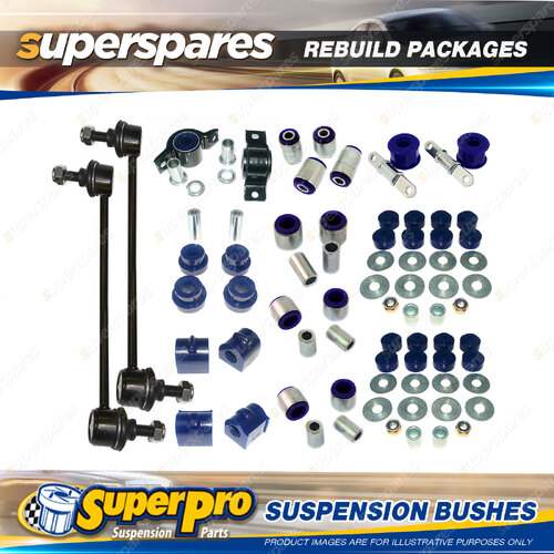 Front + Rear Superpro Suspenison Bush Kit for Ford Focus MK1 LR 1998-2005