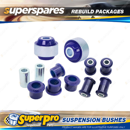 Front + Rear SuperPro Suspenison Bush Kit for Ford Galaxy WGR 03/1995-05//2006