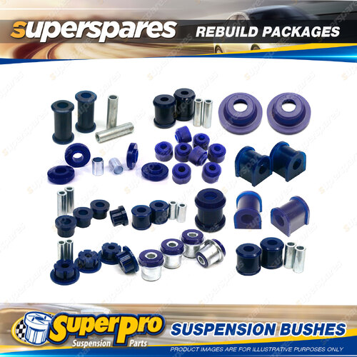 Front + Rear SuperPro Suspenison Bush Kit for Ford Granada Mk 3 German 1985-1994